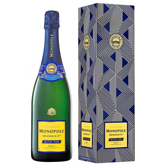 Monopole Blue Top Champagner Brut 0,75L 3 Monopole Blue Top Champagner Brut 0,75L